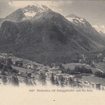Pontresina, mit Roseggletscher und Piz Palü ngl F2791