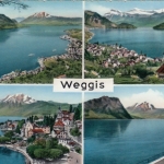Weggis, Mehrbildkarte ngl F2809