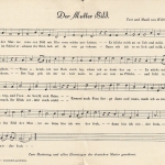 Muttertag: Ich schau das Bild der Mutter an, Lied-Doppelkarte ngl F2827