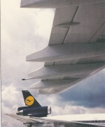 Lufthansa, parkende Flugzeuge, Detail ngl F2854