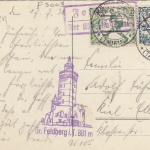 Gr.Feldberg im Taunus, Turm und Brunhildisfelsen gl1936 F3003