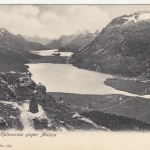 Blick vom Hahnensee gegen Maloija. Graubünden ngl F3031