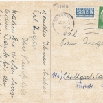 Ostern-Wünsche mit Blumen und Kätzchen glum 1950? F3180