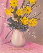 Ostern-Wünsche mit Blumenvase gl1963 F3183