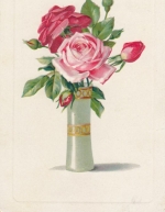 Rosen in Vase gl1915 F3423