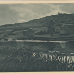 H.BICKEL Aus Rosmaries Heimat, Harres Turm vom Tal gesehen Nr.2 ngl F3579