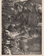 Höllental, Niederösterreich, Niederdonau, mit Schneeberg gl1941 F3664