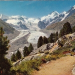 Berninagruppe, Panorama glum 1970? F4207