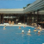 Thermalbad Zurzach, Aargau, Freiluft-Schwimmbad gl1972 F4334