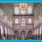 Tunesien, Jerba, L'interieur de la Ghriba ngl F4481