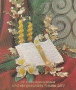 Weihnachts-Neujahr-Wünsche mit Gesangbuch gl1971? F4506