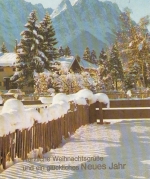 Weihnachts-Neujahr-Wünsche aus einem Alpendorf gl1974 F4514
