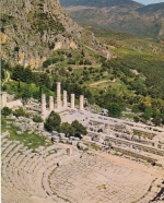 Delphi, Theater and Temple of Apollo ngl F4564
