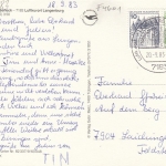 Langenburg, Feriendorf Roseneck mit Schloß gl1983 F4601