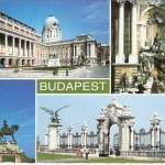 Budapest, A budal vár, Mehrbildkarte gl1983 F4811