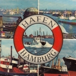 Hamburg, Hafen, Mehrbildkarte gl1966 F5242