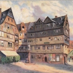 Alt-Frankfurt a. M., Wirthschaft zum Roseneck gl1913 F5261