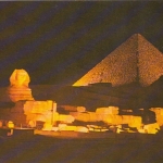 Ägypten: Giza, Sound an Light at the Pyramids ngl F5274