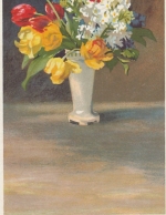 Frühlingsblumen in Vase ngl F5374