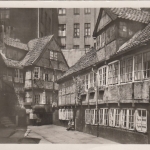 Alt-Hamburg, Schulgang 8, Stempel Planten und Blomen 1947 ngl F5556