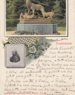 Friedrichsruh, Gedenkstätte Fürst Bismarck, Litho gl1903 F5729