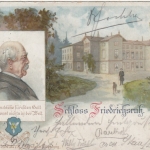 Schloss Friedrichsruh, Wohnsitz Fürst Bismarck, Litho gl1898 F5734