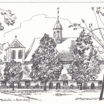 Ahrensburg in Holstein, Kirche und Gottesbuden ngl F5775