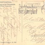 Hartenstein Försterhaus Prinzenhöhle, Posthilfstempel gl1937 197.928