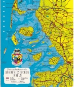 Nordfriesische Inseln, Übersichtskarte gl1993 F6231