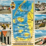 Nordfriesische Inseln, Übersichtskarte gl1958 F6350