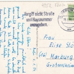 Porta Westfalica von Norden mit Weserlied gl1954 F6620