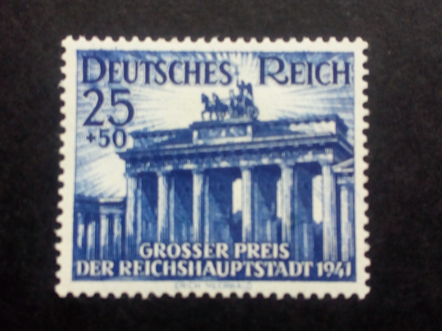 Prophila Collection Briefmarke Deutsches Reich 803 – Brandenburger Tor 1941, Postfrisch MNH