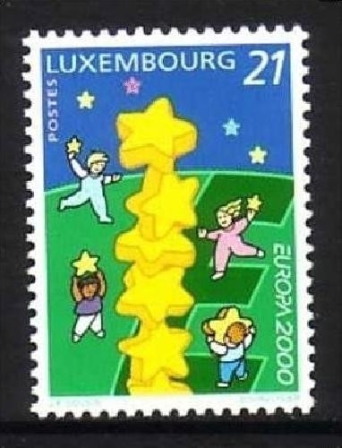 LUXEMBURG MI-NR. 1506 POSTFRISCH(MINT) EUROPA 2000 - STERNE