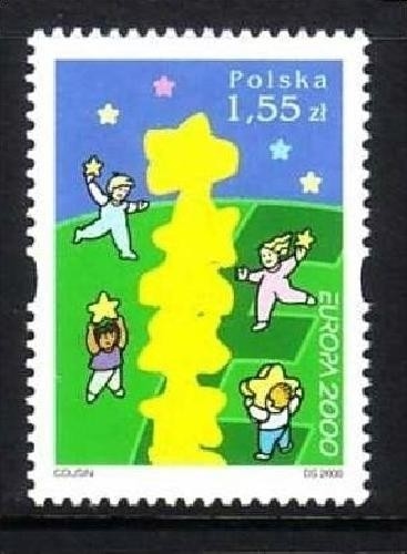POLEN MI-NR. 3829 POSTFRISCH(MINT) EUROPA 2000 STERNE