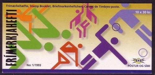ISLAND MH 1/1993 mit 10 x 781 POSTFRISCH(MINT) HANDBALL