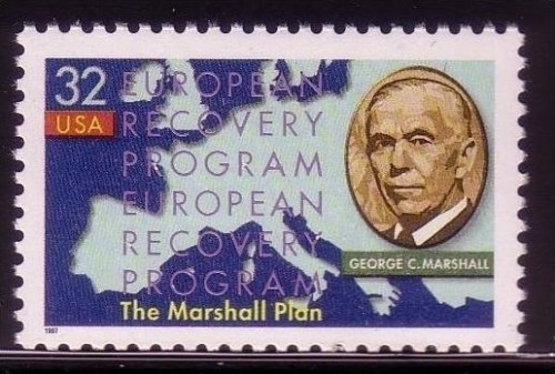 USA MI-NR. 2832 POSTFRISCH(MINT) MITLÄUFER 1997 MARSHALLPLAN