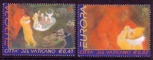 VATIKAN MI-NR. 1415-1416 POSTFRISCH(MINT) EUROPA 2002 ZIRKUS