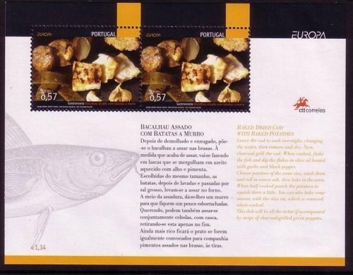 PORTUGAL BLOCK 209 POSTFRISCH(MINT) EUROPA 2005 - GASTRONOMIE