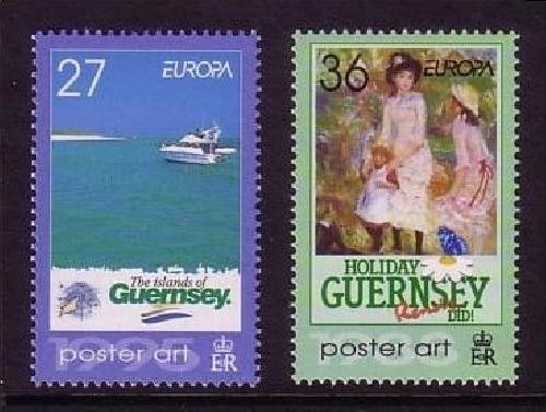 GUERNSEY MI-NR. 967-968 POSTFRISCH(MINT) EUROPA 2003 PLAKATKUNST