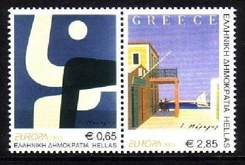 GRIECHENLAND MI-NR. 2150-2151 A ZD POSTFRISCH(MINT) EUROPA 2003 - PLAKATKUNST