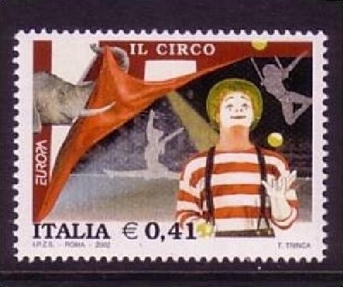 ITALIEN MI-NR. 2842 POSTFRISCH(MINT) EUROPA 2002 ZIRKUS