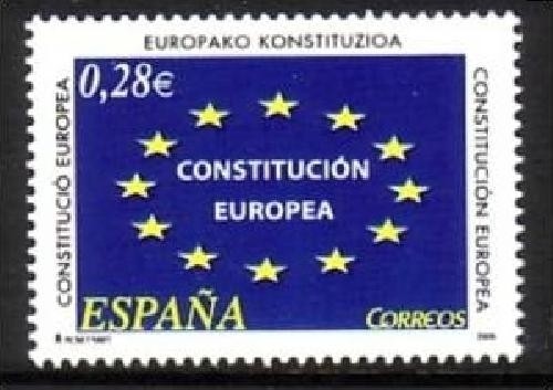 SPANIEN MI-NR. 4016 POSTFRISCH(MINT) MITLÄUFER 2005 EU-VERFASSUNG