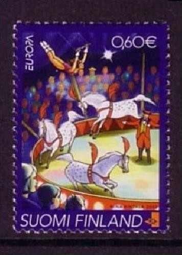 FINNLAND MI-NR. 1623 POSTFRISCH(MINT) EUROPA 2002 ZIRKUS PFERDE IN DER MANEGE
