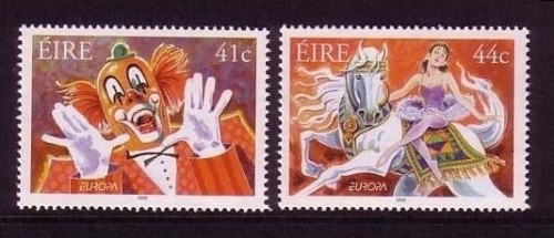IRLAND MI-NR. 1432-1433 POSTFRISCH(MINT) EUROPA 2002 ZIRKUS