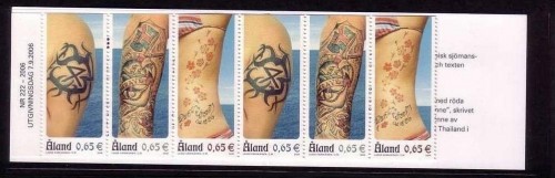 ALAND MH 14 POSTFRISCH(MINT) TÄTOWIERUNGEN 2006