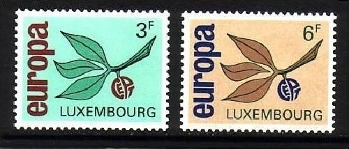 LUXEMBOURG MI-NR. 715-716 POSTFRISCH(MINT) EUROPA 1965 - ZWEIG