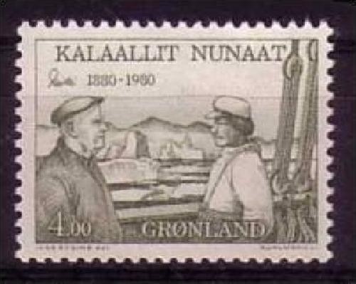 GRÖNLAND MI-NR. 125 POSTFRISCH(MINT) MIKKELSEN POLARFORSCHER
