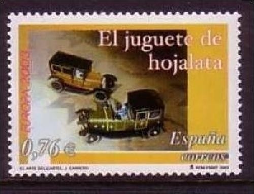 SPANIEN MI-NR. 3839 POSTFRISCH(MINT) EUROPA 2003 PLAKATKUNST " DAS BLECHSPIELZEUG"