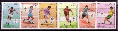 LAOS MI-NR. 1182-1187 POSTFRISCH(MINT) FUSSBALL WM ITALIEN 1990