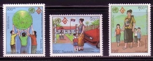 LAOS MI-NR. 1424-1426 POSTFRISCH(MINT) INTERNATIONALES JAHR DER FAMILIEN 1994